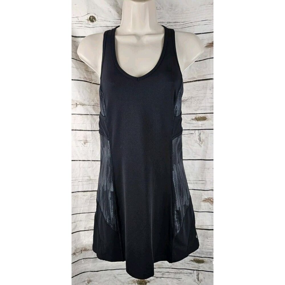 Lululemon Scratch Match Ace Dress 4 Black Tennis Pickleball Mesh Racer Back